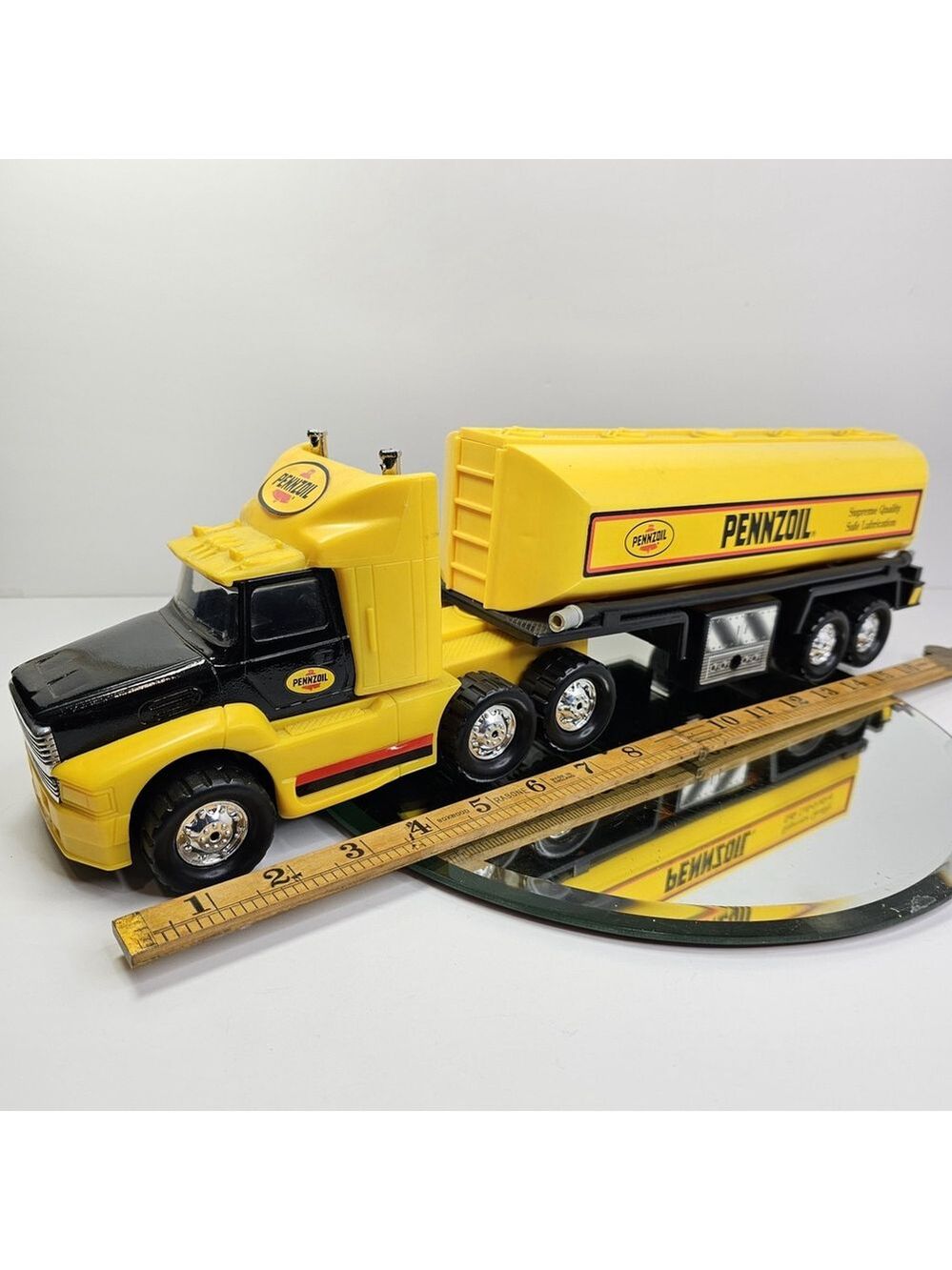 Large Pennzoil Remco Oil Tanker Tuff Ones Brand 17" Oil Gas Semi Truck